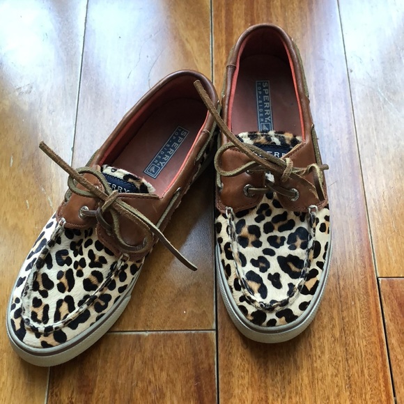 Sperry Topsiders in Cheetah! - Picture 1 of 6